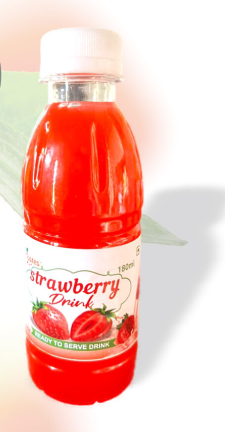 Strawberry Fruit Juice - Natural Flavor 180ml | 24 Bottles per Bundle | Pack of 50 Bundles